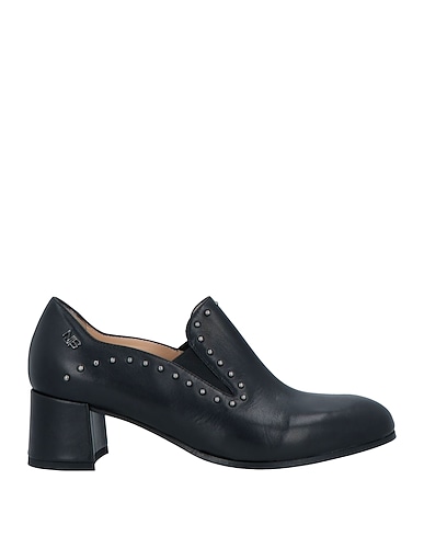 NORMA J.BAKER Loafers NERO Soft Leather