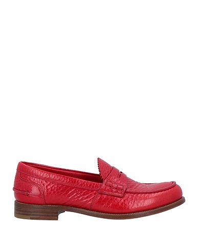 CHURCH'S Loafers Red Soft Leather