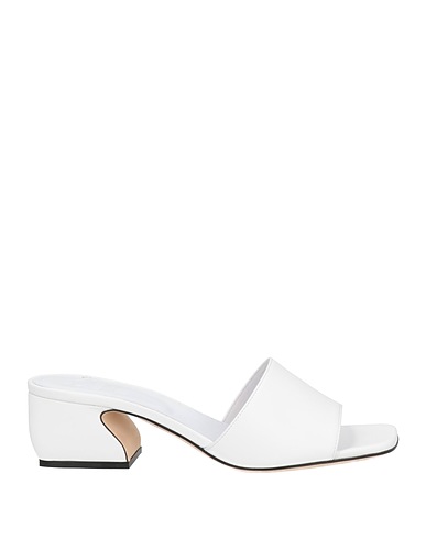 SI ROSSI by SERGIO ROSSI Sandals White Soft Leather