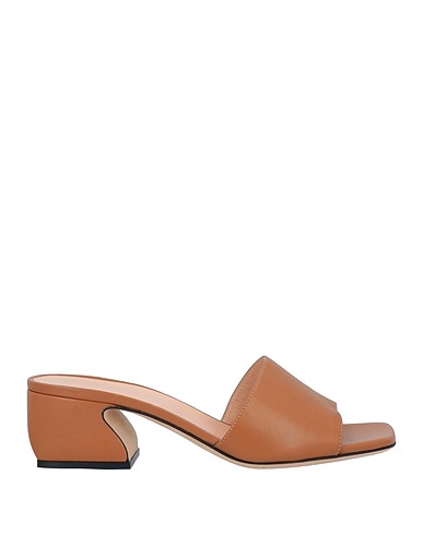 SI ROSSI by SERGIO ROSSI Sandals Tan Soft Leather