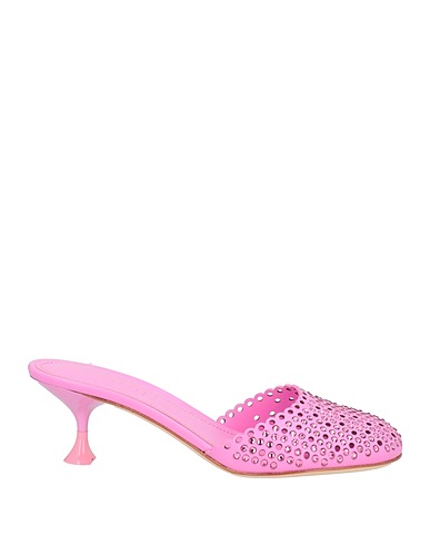 3JUIN Mules and clogs Pink Soft Leather
