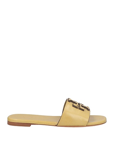 TORY BURCH Sandals Military green Soft Leather