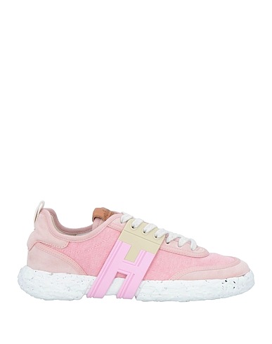 HOGAN Sneakers Rosa Leder, Gewebefasern