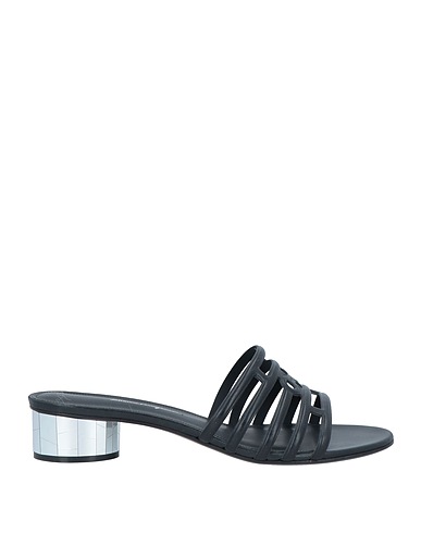 FERRAGAMO Sandalen Schwarz Leder