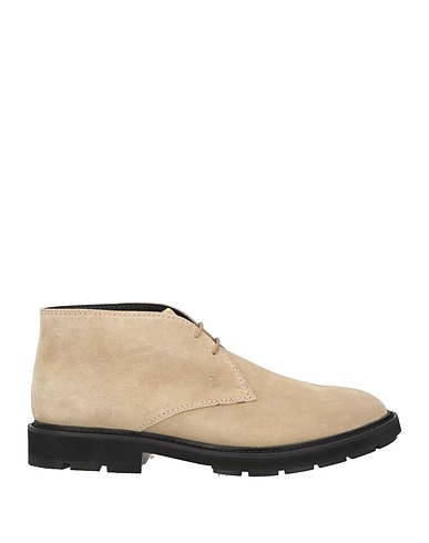 TOD'S Stiefelette Beige Leder