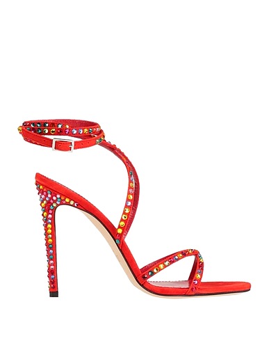 PARIS TEXAS Sandals Red Leather