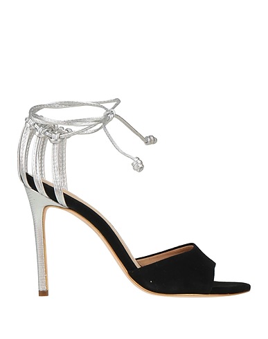 GOLD & ROUGE Sandals Black Leather