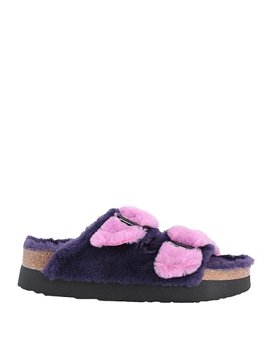 PAPILLIO by BIRKENSTOCK Sandals Dark purple Lamb fur