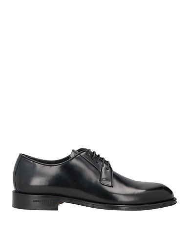 DSQUARED2 Laced shoes Black Soft Leather
