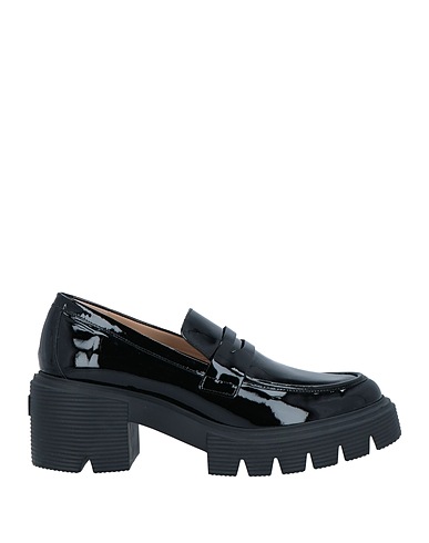 STUART WEITZMAN Loafers Black Soft Leather