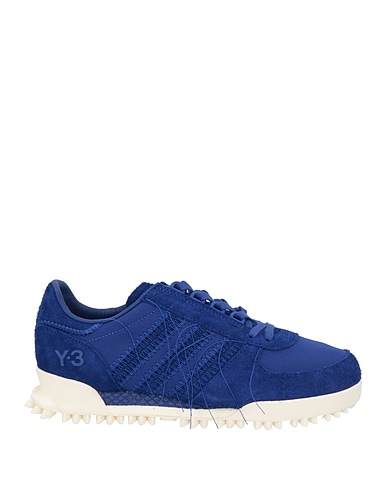 Y-3 Sneakers Blue Leather, Textile fibres