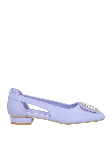 LAURA BIAGIOTTI Ballerinas Lila Gewebefasern