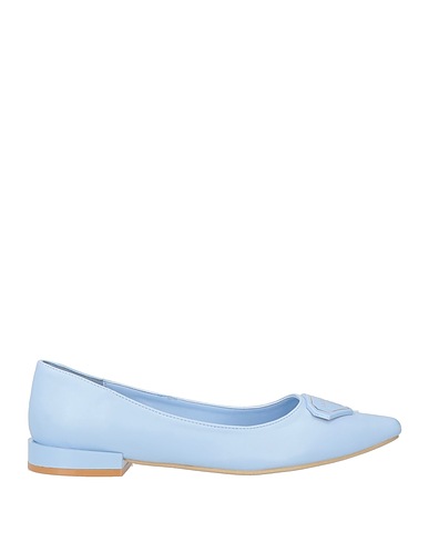 LAURA BIAGIOTTI Ballerinas Himmelblau Gewebefasern