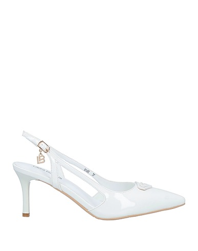 LAURA BIAGIOTTI Décolleté Bianco Fibre tessili