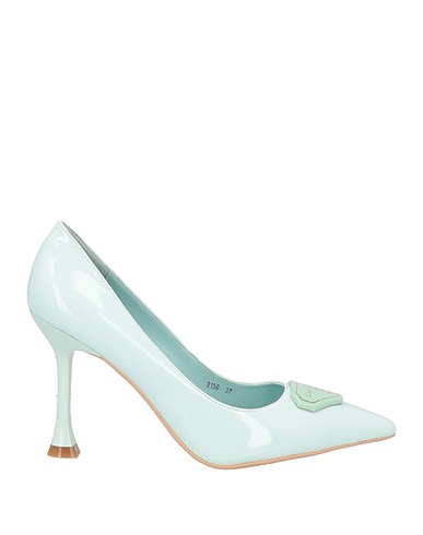 LAURA BIAGIOTTI Pump Light green Textile fibers