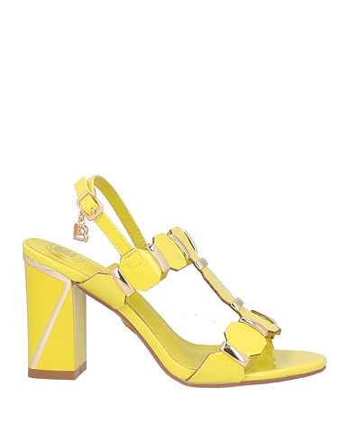 LAURA BIAGIOTTI Sandals Light green Textile fibers