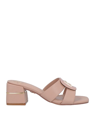 LAURA BIAGIOTTI Sandals Light brown Textile fibres