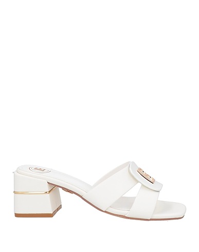 LAURA BIAGIOTTI Sandalen Weiß Gewebefasern