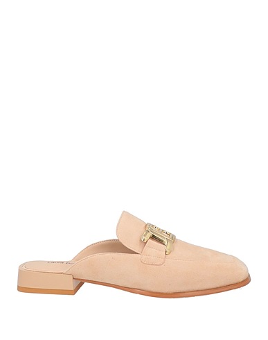 LAURA BIAGIOTTI Mule e zoccoli Beige Fibre tessili