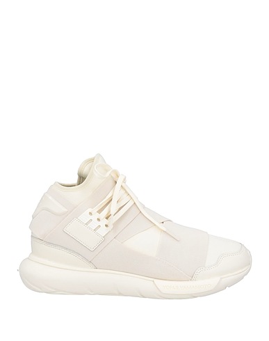 Y-3 Sneakers Ivory Soft Leather, Textile fibers