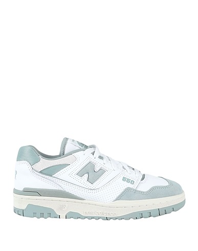 NEW BALANCE Sneakers 550 White Leather, Textile fibers