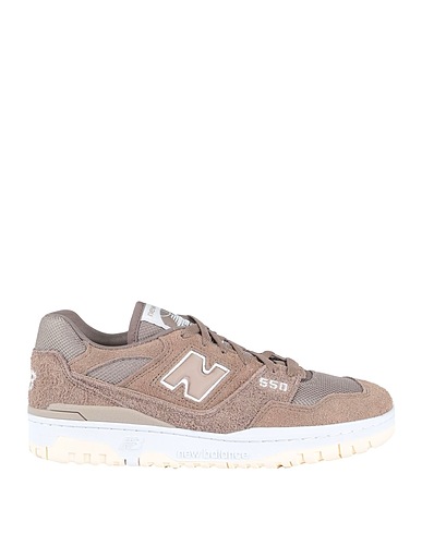 NEW BALANCE Sneakers 550 Taupe Leather, Textile fibres