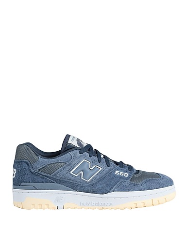 NEW BALANCE Sneakers 550
 Slate blue Leather, Textile fibres