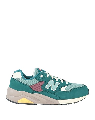 NEW BALANCE Sneakers 580 Emerald green Soft Leather, Textile fibres
