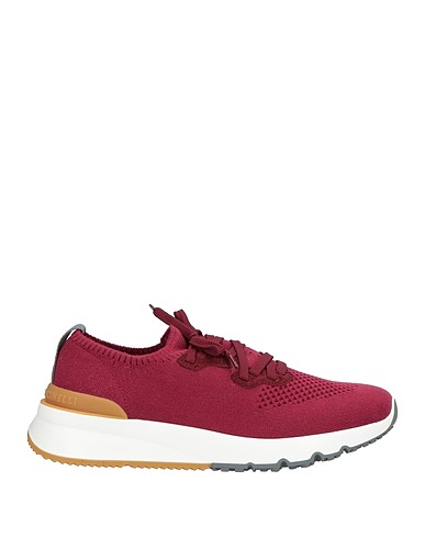 BRUNELLO CUCINELLI Sneakers Bordeaux Gewebefasern