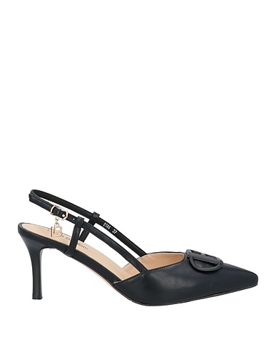 LAURA BIAGIOTTI Pumps Schwarz Gewebefasern