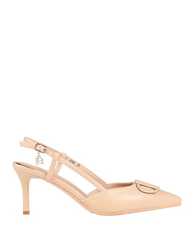 LAURA BIAGIOTTI Pump Beige Textile fibers