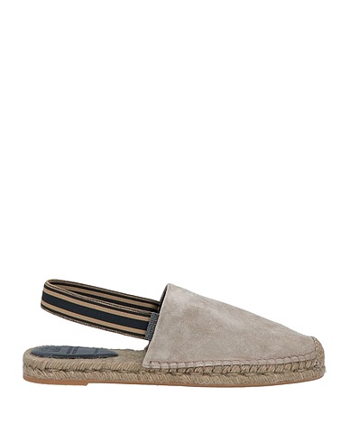 BRUNELLO CUCINELLI Espadrilles Grey Leather