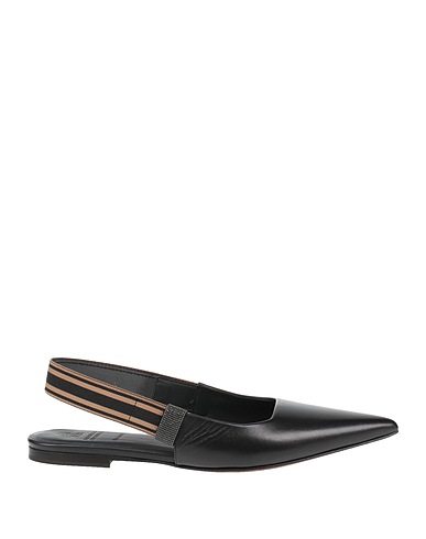 BRUNELLO CUCINELLI Ballet flats Black Soft Leather