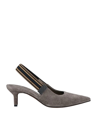 BRUNELLO CUCINELLI Court Grey Leather