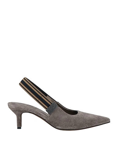 BRUNELLO CUCINELLI Pump GRIGIO Leather