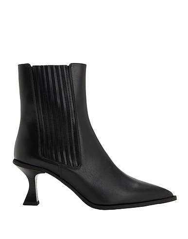 8 by YOOX Stiefelette LEATHER CHELSEA ANKLE BOOTS
 Schwarz 100% Kalbsleder