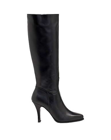8 by YOOX Stiefel LEATHER SQUARE-TOE BOOTS
 Schwarz 100% Kalbsleder