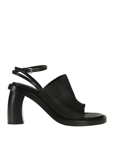 ANN DEMEULEMEESTER Sandals Black Soft Leather