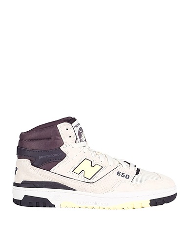 NEW BALANCE Sneakers 650 Beige Leather, Textile fibres