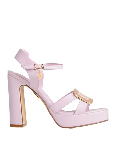 LAURA BIAGIOTTI Sandals Lilac Textile fibres