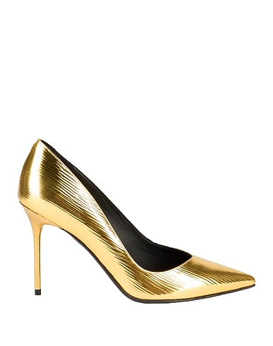 BALMAIN Court Gold Calfskin