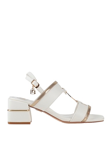 LAURA BIAGIOTTI Sandals White Textile fibers