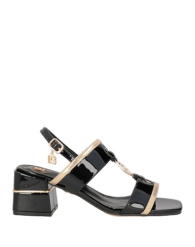 LAURA BIAGIOTTI Sandali Nero Fibre tessili
