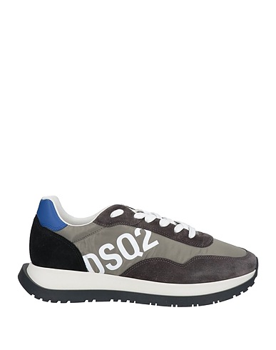 DSQUARED2 Sneakers Gris anthracite Cuir, Fibres textiles