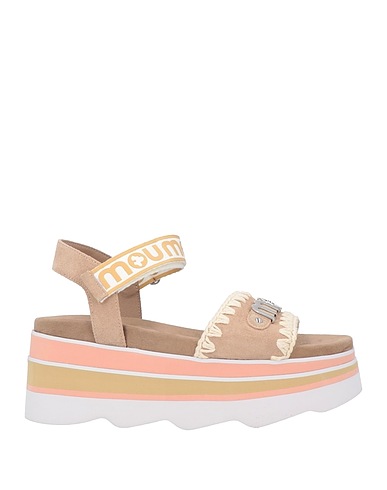 MOU Sandals Taupe Cow leather