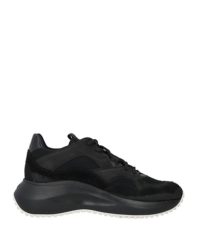 VIC MATIĒ Sneakers Black Leather, Textile fibers