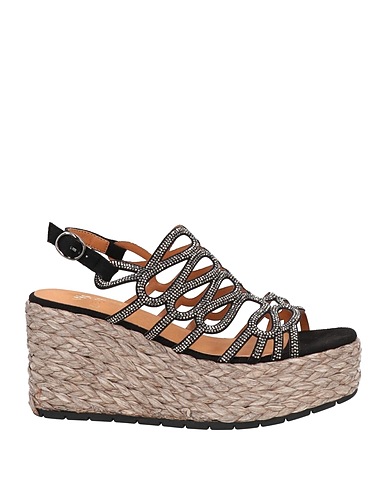 WOZ? Espadrilles Black Textile fibres