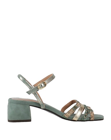 WOZ? Sandals Leather, Textile fibres