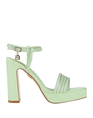 LAURA BIAGIOTTI Sandalen Säuregrün Gewebefasern