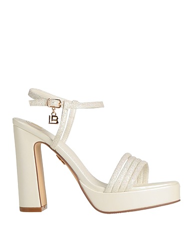 LAURA BIAGIOTTI Sandalen Elfenbein Gewebefasern